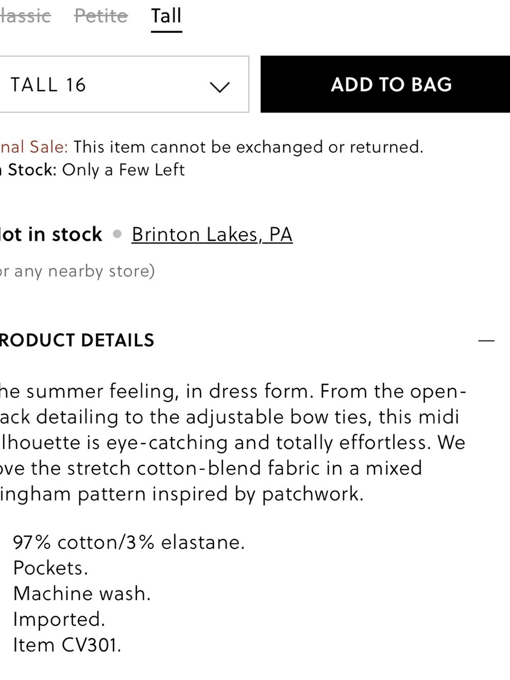 J. Crew Blue Gingham Sleeveless Midi Dress - Picture 4 of 4